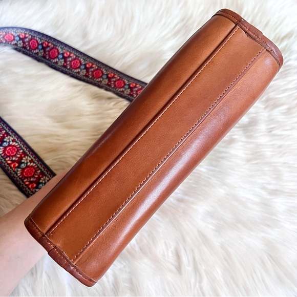 1990s COACH Vintage Austin Leather Bag Convertible Crossbody Purse Clutch USA - Picture 12 of 16